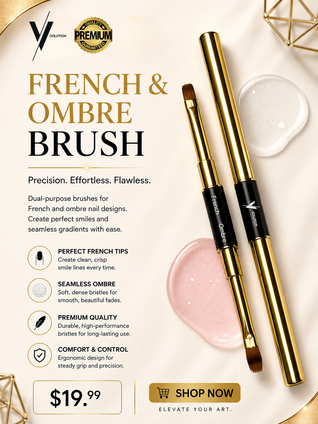 French and Ombre Brush