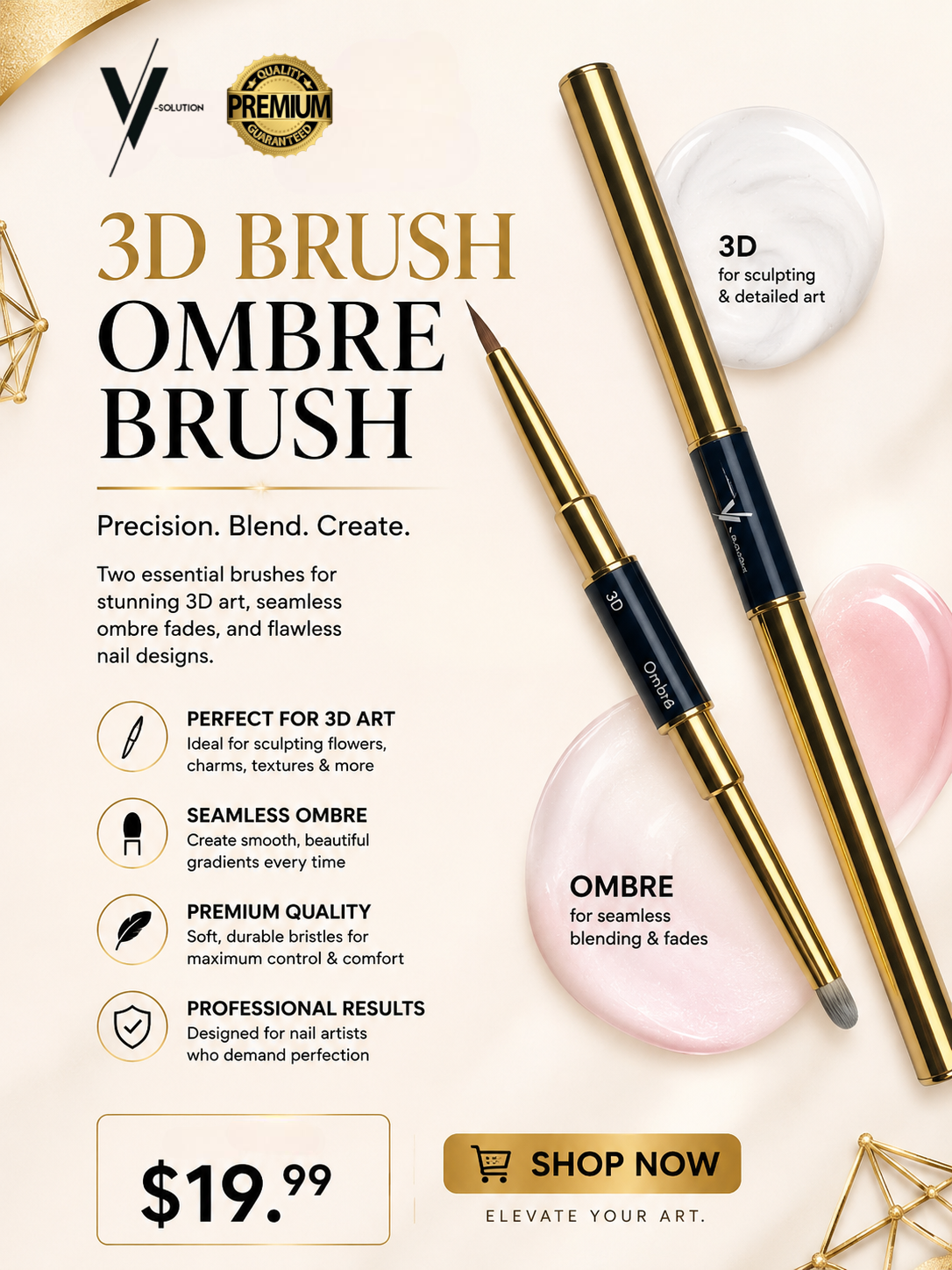 3d and Ombre Brush