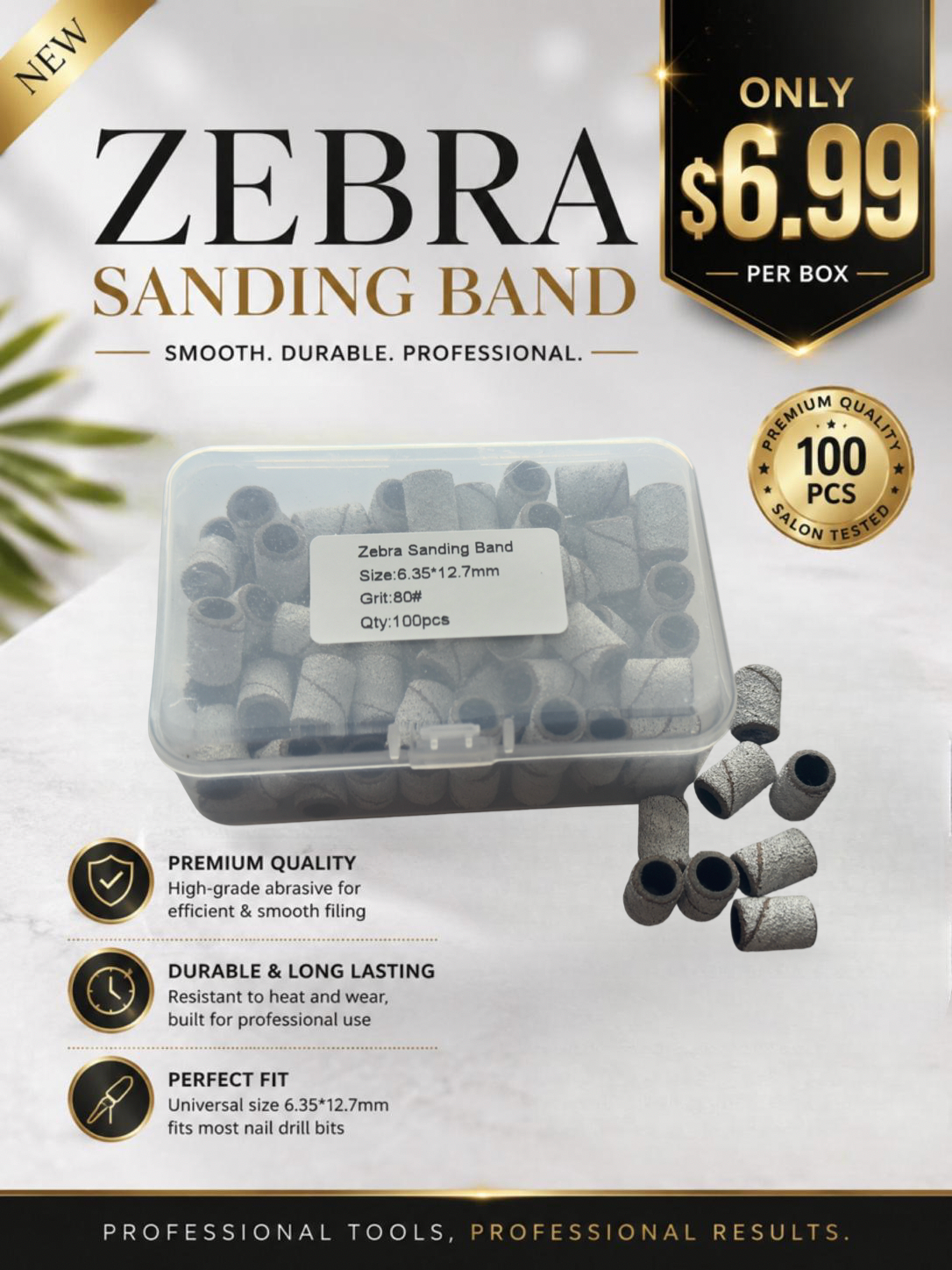 Zebra sanding band Grit 80