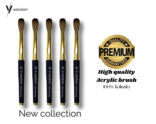 LUX Acrylic brush 100% Kolinsky | HIGH QUALITY